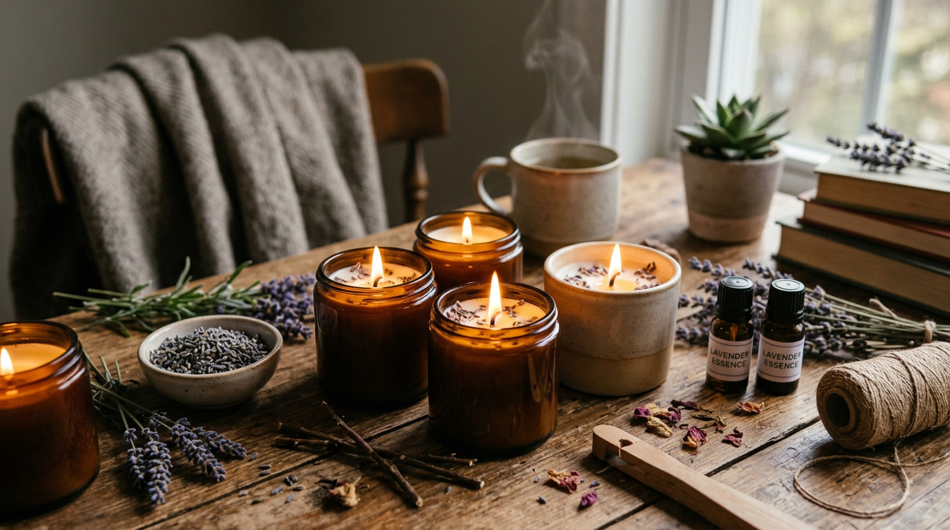 Cara Membuat Lilin Aromaterapi Sendiri di Rumah untuk Rileksasi